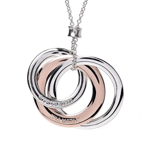 tiffany 1837 interlocking circles necklace